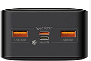 Power Bank 30 000mAh Baseus Bipow 20W Black (PPDML-N01), фото 4