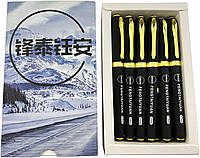 Гелевые ручки, черные чернила, тонкий кончик 0,7 мм, ручки для письма, гладкие, 18 шт