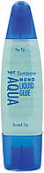 Жидкий клей Tombow 52180 MONO Aqua,1,69 унции, 1 упаковка. Диспенсер с двумя наконечниками для точной поклейки