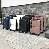 Дорожня сумка на 4х2 колесах Wings PP05 Чемодан з поліпропілену Валіза середня чемодан дорожный средний, фото 5