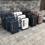 Дорожній чемодан 78х51х30 Валіза L 103л Сумка на 4х2 колесах Дорожный чемодан Wings PP05 дорожные сумки Польша, фото 9