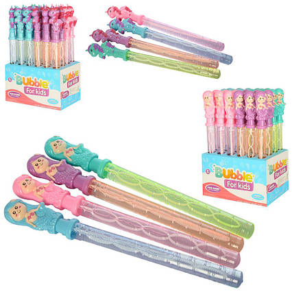 Мильні бульбашки P6-0136-7 меч, 2 види, 24 шт. (4 кольори) у диспл., 26,5-38-16,5 см.