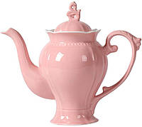 Чайник Fine Porcelain Pink English, кавник, стиль Вікторія, легка вага, 34 унції