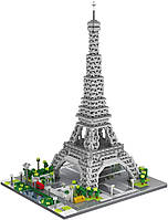 Эйфелевая башня 3369 штук мини-кирпичей 3D-игрушка-головоломка, подарок для взрослых