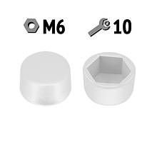 Ковпачок на болт/гайку М6 під ключ S10 плоский
