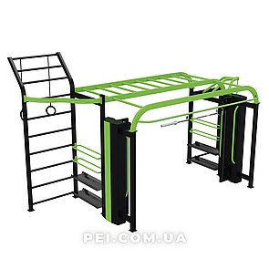 Фітнес станція для функціонального тренінгу Q6023 (спорткомплекс, кросовер, вантажно-блочний тренажер)