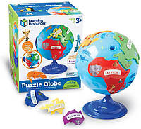 Головоломка Глобус пазл 3 D 14 штук, глобус для детей от 3 лет, карта мира для детей