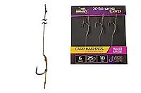 Карповый поводок Проф Монтаж X-Strong Carp №6 10см 25lb/11.5кг (3 шт/уп)