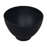 Силиконовая чаша ForPro, черная, гибкая, без запаха, для смешивания продуктов для лица, массажа, тела и других
