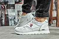 Женские кроссовки FILA Фила, кожа, текстиль, пена, белые 36