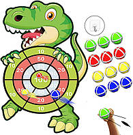 Іграшки-динозаври для хлопчиків 3-12 років, велика дошка для дартс 76 см, дитячі спортивні іграшки