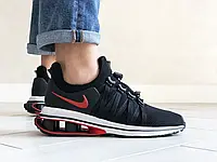 Чоловічі кросівки Nike Найк Shox Gravity, сітка, піна, чорні з білим. 41