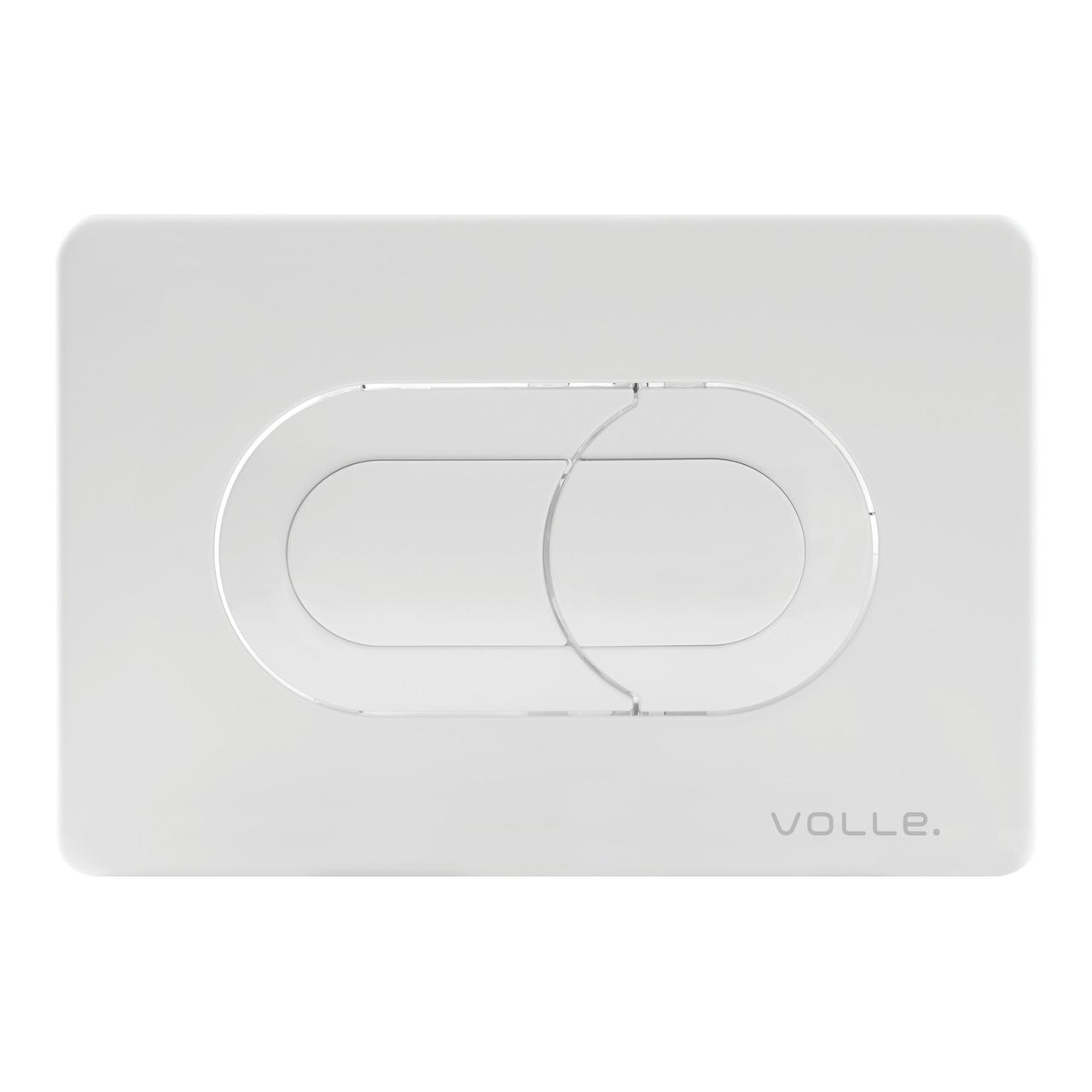 Кнопка зливу для інсталяції VOLLE подвійна біла 115446 221134, фото 1