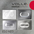 Кнопка зливу для інсталяції VOLLE подвійна чорна 115449 221133, фото 3