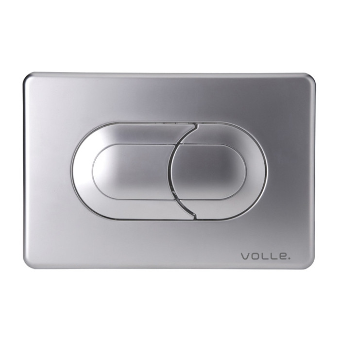 Кнопка зливу для інсталяції VOLLE подвійна хром 115447 221131, фото 1