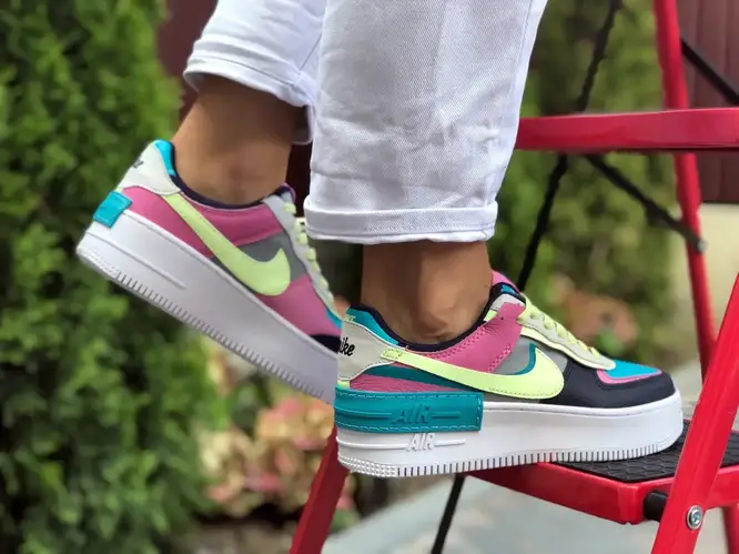 Купить Женские кроссовки Nike Найк Air Force 1 Shadow, кожа ...