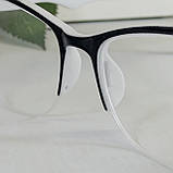 -1.0 Готові мінусові жіночі окуляри для зору напівободкові, фото 4
