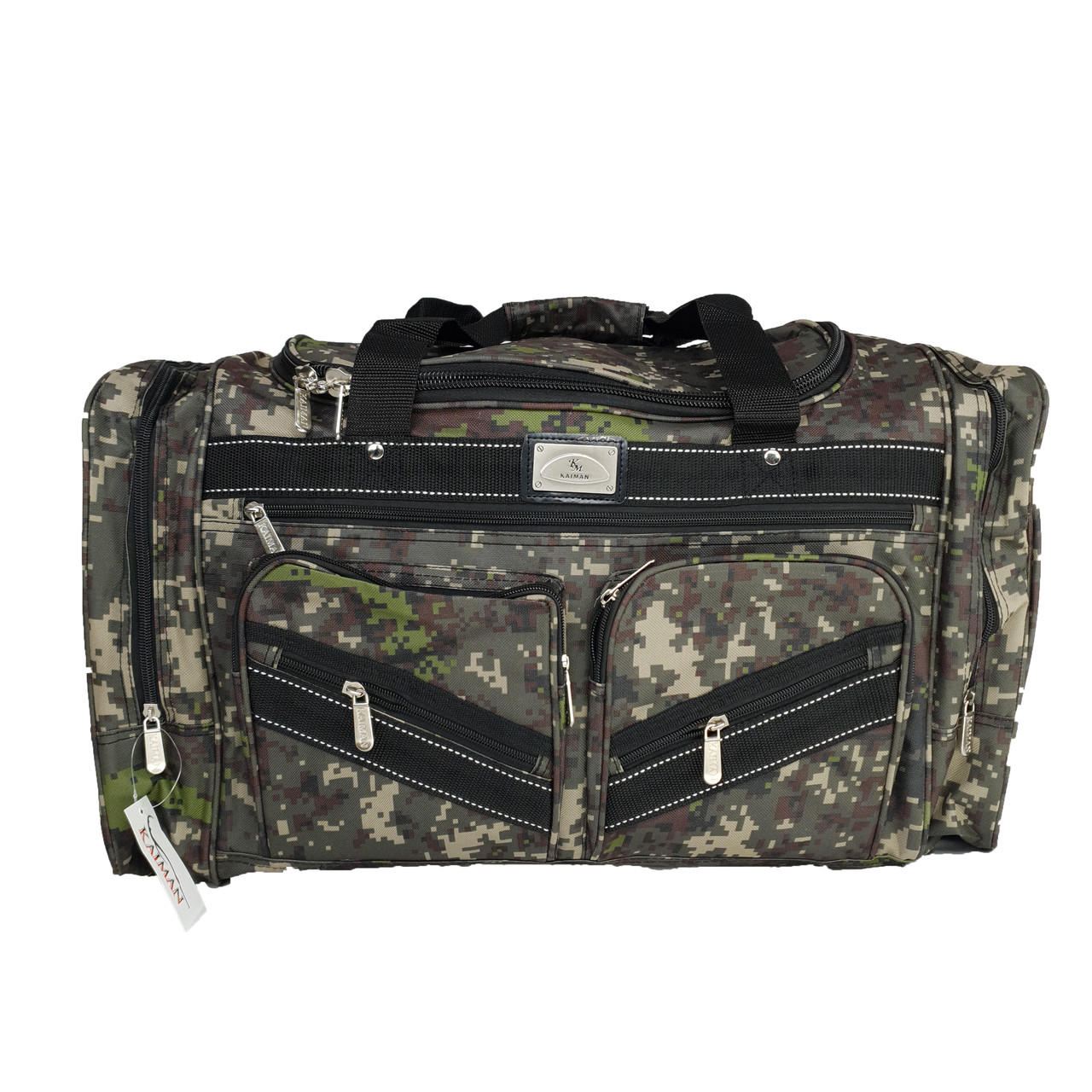 Камуфляжна дорожня сумка Kaiman 60см, 60л Піксель, фото 1