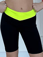 Велосипедки на дівчинку з кольоровим поясом р.26-34