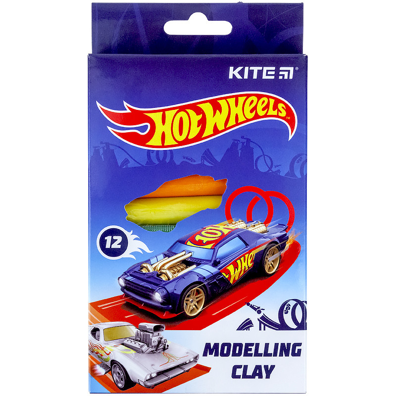 Пластилин восковой Kite Hot Wheels HW21-086, фото 1