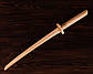 Меч самурая дерев’яний Вакідзасі Carloteka 60 см з підставкою, фото 7