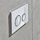 Кнопка зливу для інсталяції GEBERIT подвійна біла 94804 115.884.SI.1, фото 4