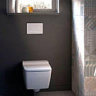 Кнопка зливу для інсталяції GEBERIT подвійна матована біла 96734 115.883.01.1, фото 4