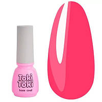 База кольорова неонова для нігтів Toki-Toki Neon 01 рожева 5 мл