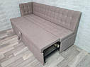 М'який диван для кухні зі спальним місцем Вест D (виготовлення під розмір замовника), фото 9
