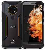 AGM H3 5.7" 4GB RAM 64GB ROM 5400мАч 4G 13MP Night Vision camera NFC IP68 IP69K Android11 Black