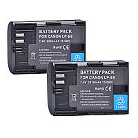 Акумулятор Canon LP-E6 2650 mAh для 60D, 70D, 80D, 6D, 7D, 5D Mark II / III / IV, фото 2