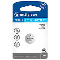 Дисковая батарейка CR2016 Lithium 3V Westinghouse