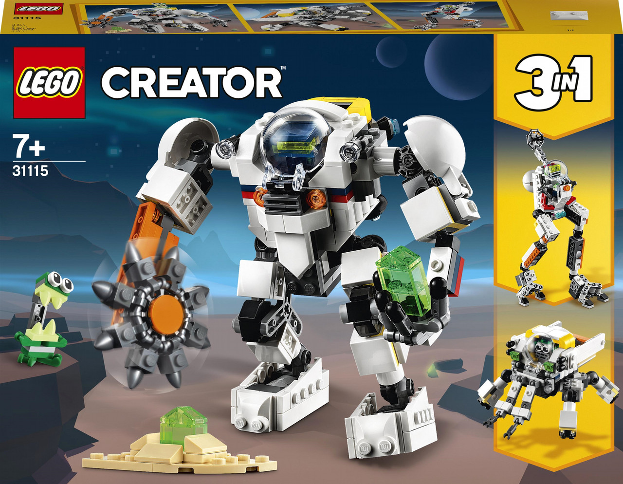 LEGO Creator Космічний робот для гірських робіт 327 деталей (31115)