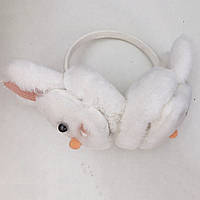 Дитячі навушники Зайчик хутряної. FM-204 Колір білий