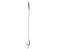 Готовый поводок Carp Pro Sinking Braid 30 lb x8 Curved Shank №8