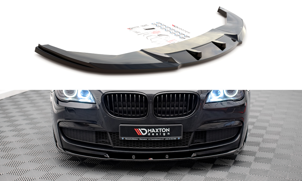 Спліттер BMW 7 F01 M Sport тюнінг елерон губа обвіс (V2)