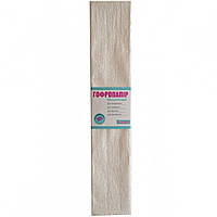 Папір гофрований 1 Вересня перламутровий білий 20% (50 см * 200 см)