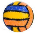 М' яч волейболий Abstraction EV 3370, зшитий, PU, розділений кольори., фото 3