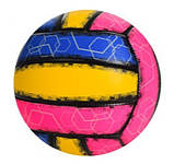 М' яч волейболий Abstraction EV 3370, зшитий, PU, розділений кольори., фото 4