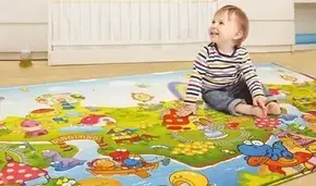 Килимій ігровий розвивальний дитячий 90*150 см, Термокилимок для дітей, фото 4