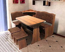 Кухонний комплект Симфонія Мікс меблі вишня / мед куточок + розкладний стіл + 2 табурети