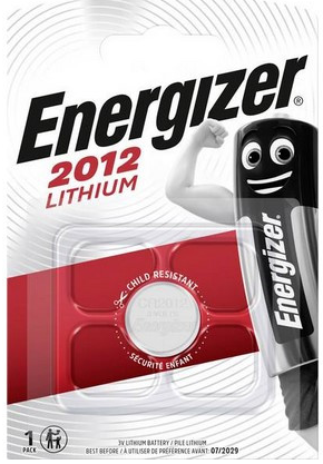 Батареї літієві CR2012 Lithium Energizer