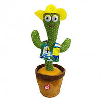 Танцующий говорящий кактус в одежде Dancing Cactus повторяет слова USB