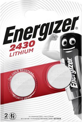 Батареї літієві CR2430 Lithium Energizer