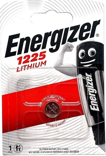 Батареї літієві CR1225 Lithium Energizer