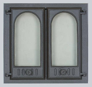 Дверцята камінні 400 SVT чавунне лиття (600x600)