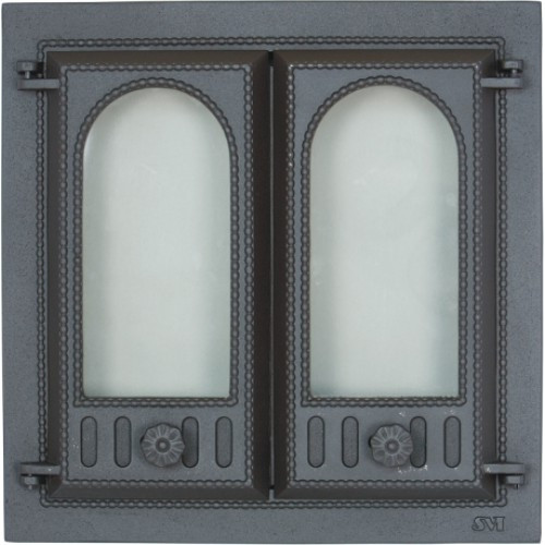 Дверцята камінні 401 SVT чавунне лиття (500x500)