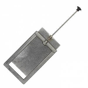 Заслінка димоходу 205 SVT чавунне лиття (350x210)