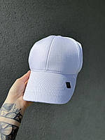 Белая мужская кепка, модная белая кепка хлопок, фото 1