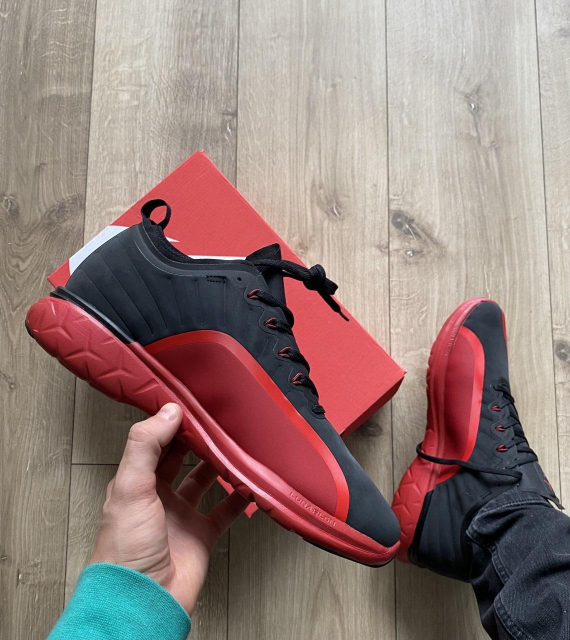 Кросівки чоловічі червоні Air Jordan Trainer Prime (01659)